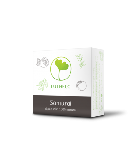 OFERTA Samurai - sapun cu carbune medicinal si ceai negru, aroma masculina - Luthelo.ro