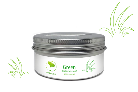 Deodorant GREEN 50 gr - Luthelo.ro - deodorant mousse - aroma iarba proaspat cosita